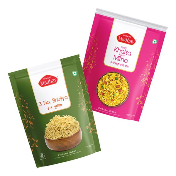 3 No. Bhujia 400Gm & Khatta Mitha 400Gm