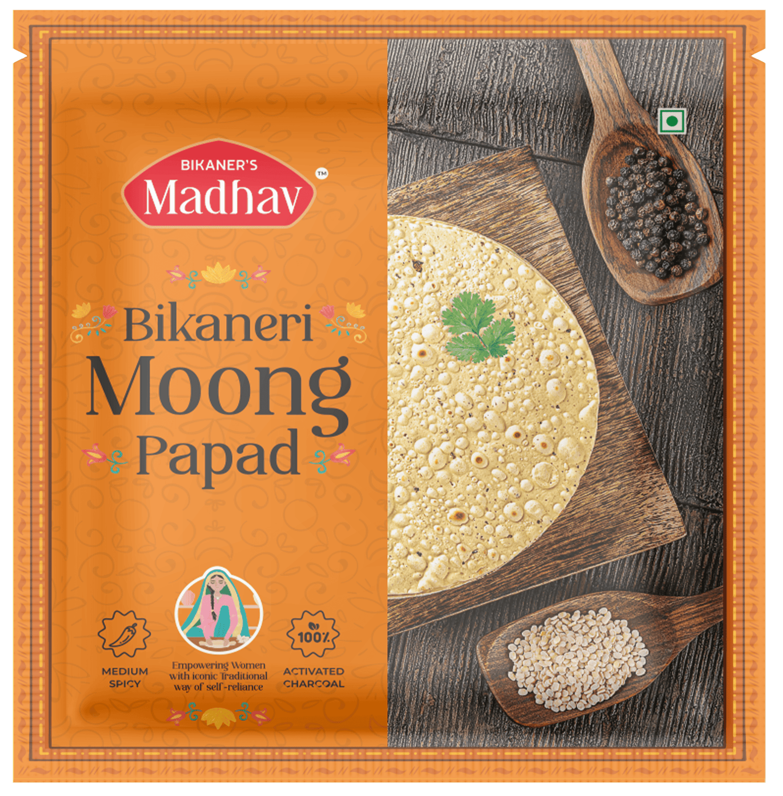 Jain Plain Papad - 400 Gm
